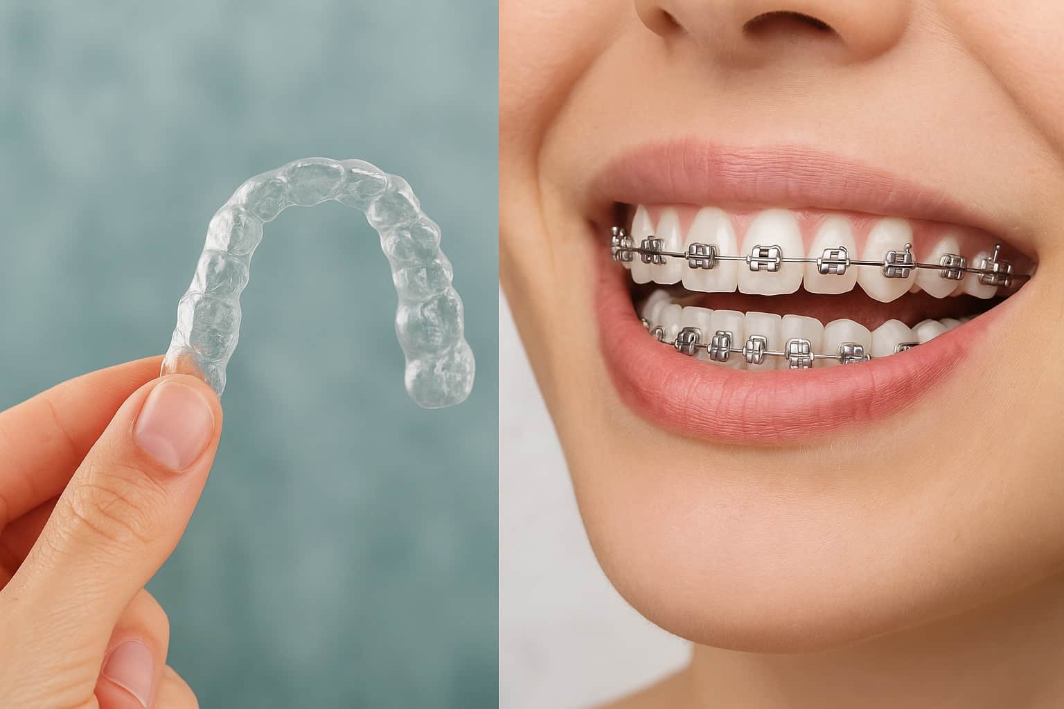 Choose Invisalign or braces for teeth alignment in Norwich